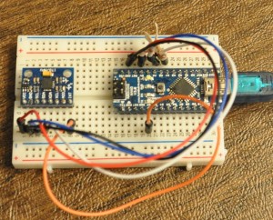 5 Connections are required between the MPU-6050 and Arduino when using i2cdevlib.