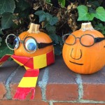 The same glasses design can be modified after printing to wrap around the pumpkin and to have different shaped lenses.