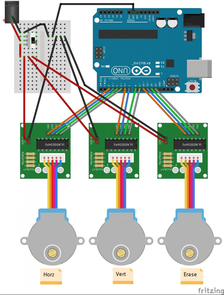 EtchABot wiring diagram