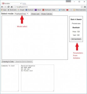 EtchABot client in Free Draw mode.