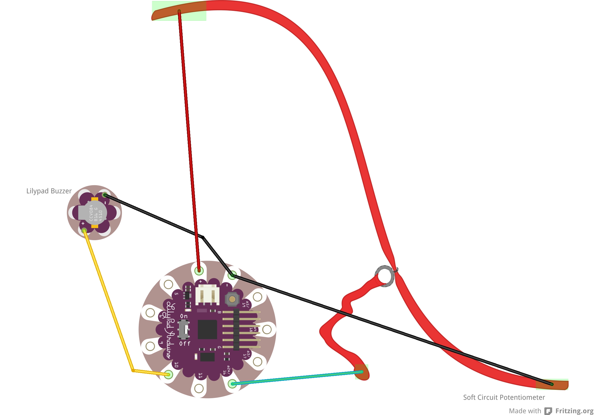 A Soft-Circuit Potentiometer Makes Music