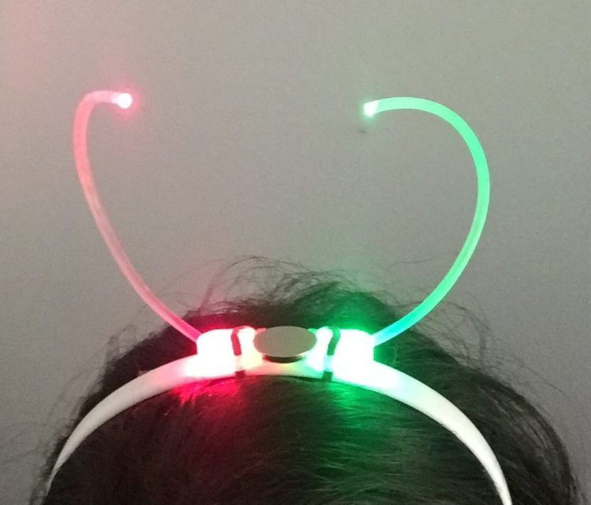 Color Changing LED Fiber Optic Wearable Project