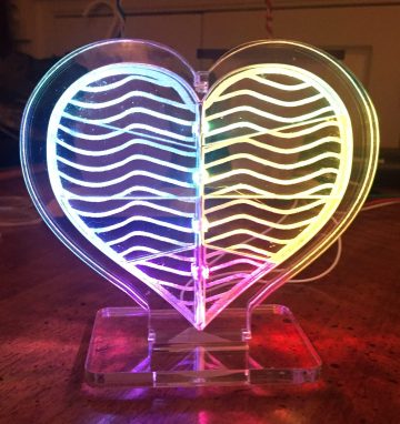 LED “Inner Glow” Heart