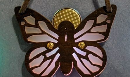 Butteryfly illuminated pendant