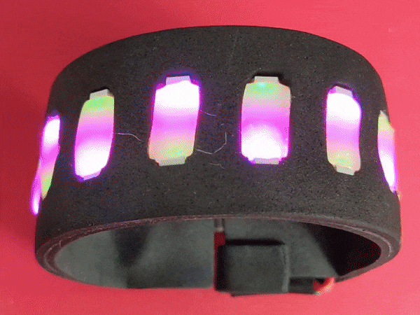 Color Mixing EVA Foam LED Bracelet