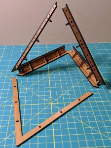Attach final crossbars to assembly