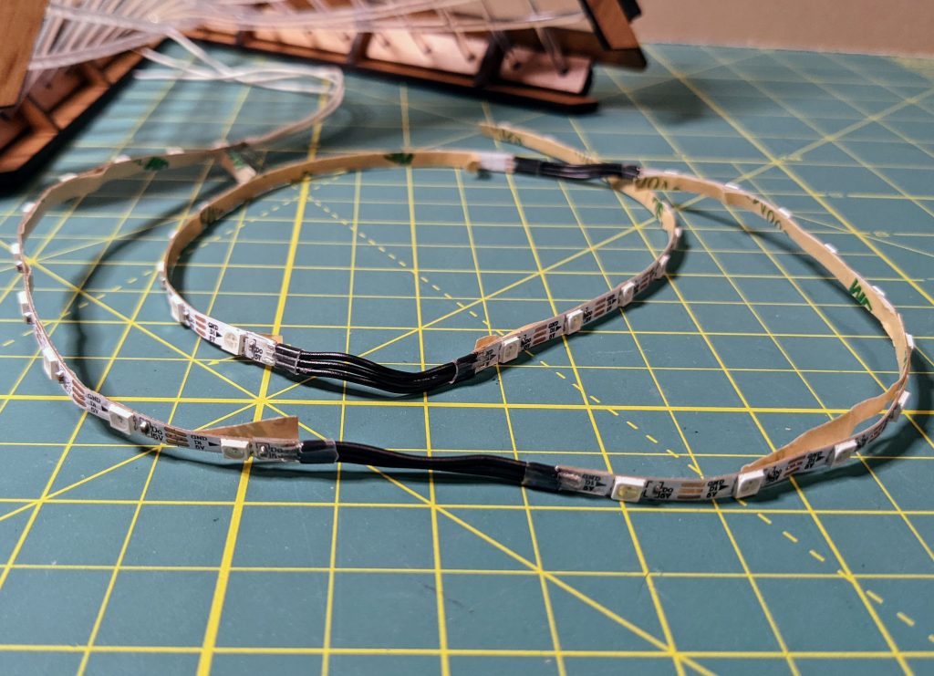 Solder LED strips together